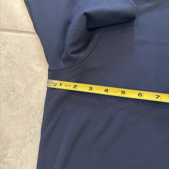 Peter Millar Hoodie Mens Sz L Blue Pine Performance Sun Protection Pullover Logo - Picture 4 of 10